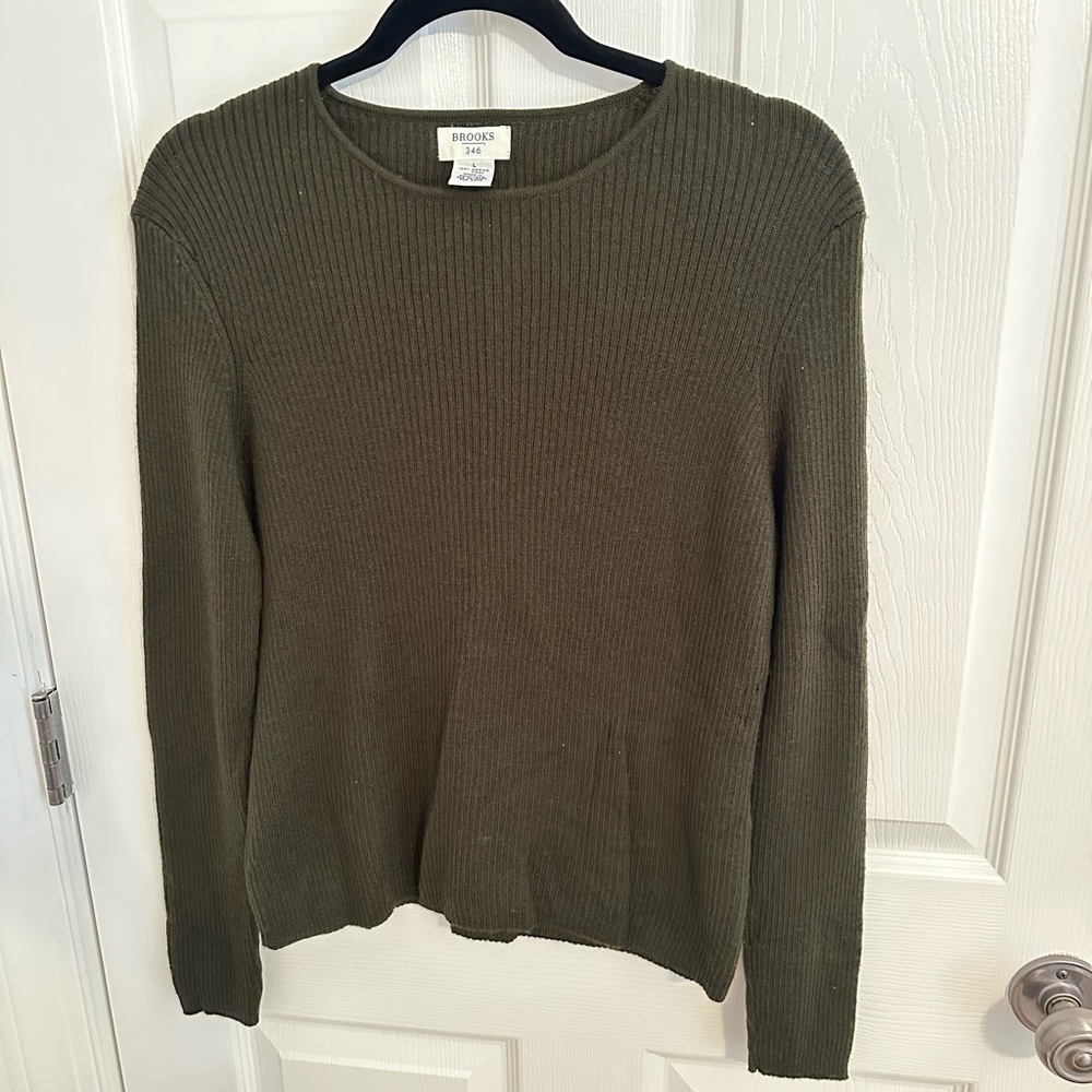 Merino Brooks Brothers Sweater Deep Green